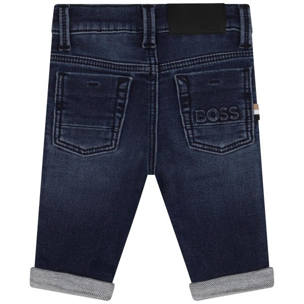 Baby Boys Blue Denim Trousers Supply