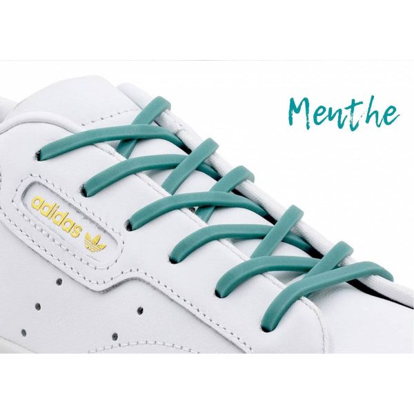 Adult Lake Green Silicone Shoelace Online now