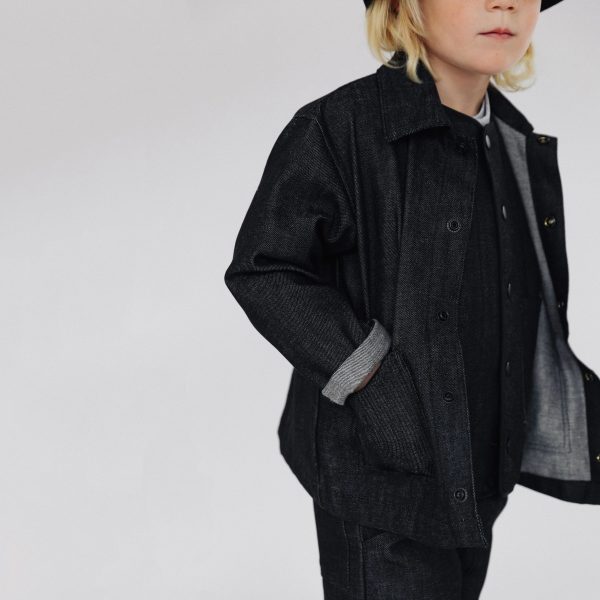 Boys & Girls Charcoal Denim Jacket Sale