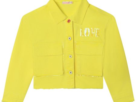 Girls Yellow Jacket For Discount