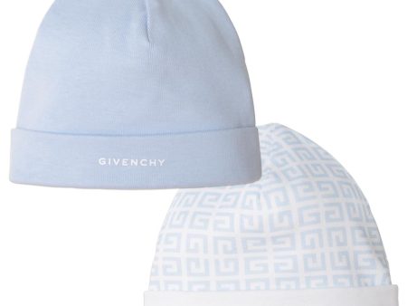 Baby Boy & Girls Blue Hat (2 Pack) Fashion