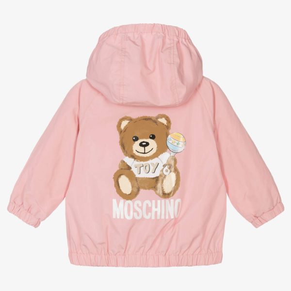 Baby Boys & Girls Pink Zip-Up Jacket Cheap