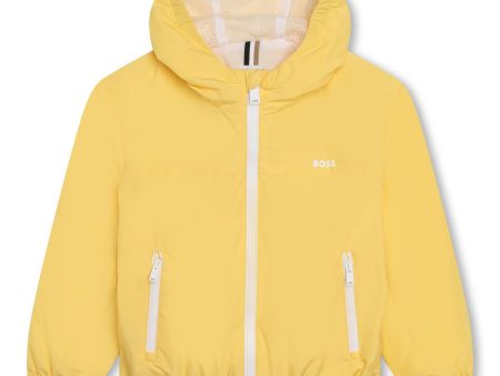 Boys & Girls Yellow Zip-Up Jacket For Cheap