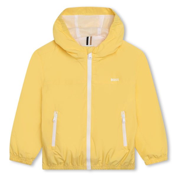 Boys & Girls Yellow Zip-Up Jacket For Cheap