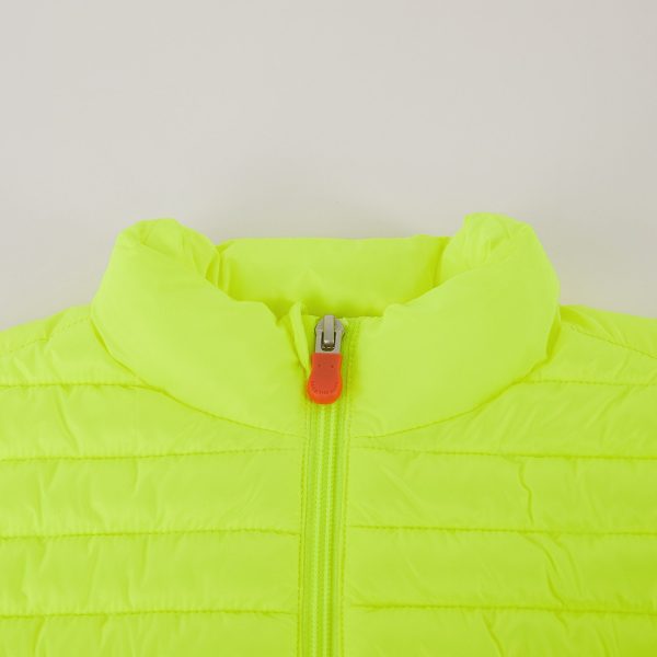 Boys & Girls Fluo Yellow Padded Gilet Supply