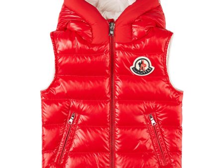 Girls Red  MONTREUIL  Padded Down Gilet Hot on Sale