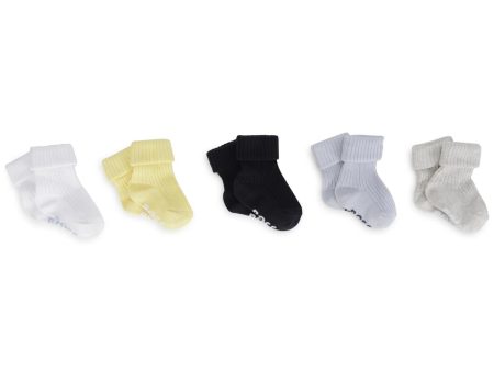 Baby Boys Multicolor Logo Socks(5 Pack) Discount