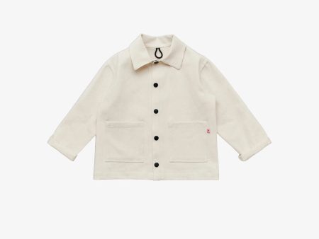 Boys & Girls White Denim Jacket For Discount