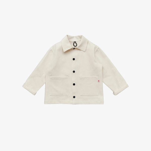 Boys & Girls White Denim Jacket For Discount