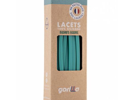 Adult Lake Green Silicone Shoelace Online now