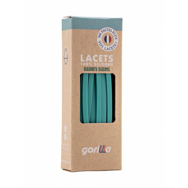 Adult Lake Green Silicone Shoelace Online now