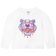 Girls White Tiger Sweatshirt For Sale