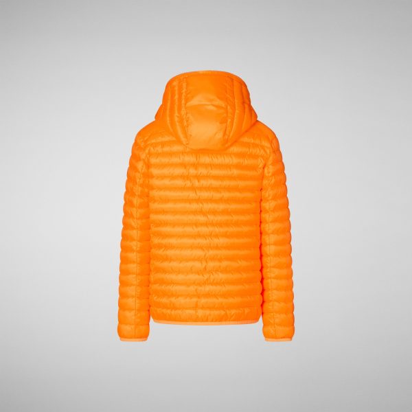 Boys & Girls Fluo Orange Padded Jacket Supply