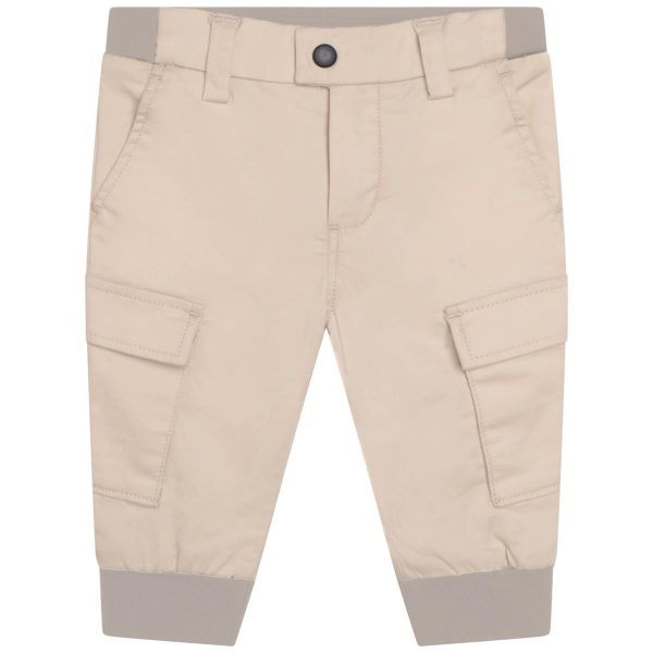 Baby Boys Beige Trousers on Sale