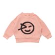 Baby Boys & Girls Pink Logo Cotton Sweatshirt Cheap