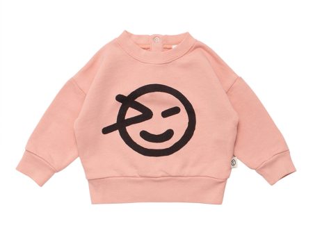 Baby Boys & Girls Pink Logo Cotton Sweatshirt Cheap