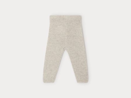 Baby Boys & Girls Beige Wool Leggings For Sale