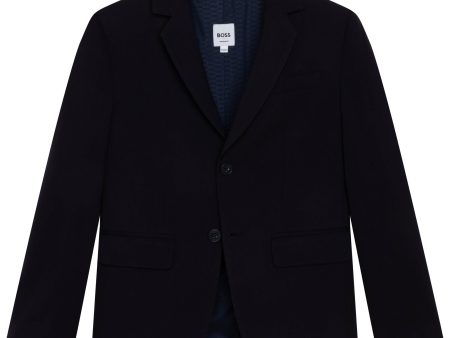 Boys Navy Suit Coat For Cheap