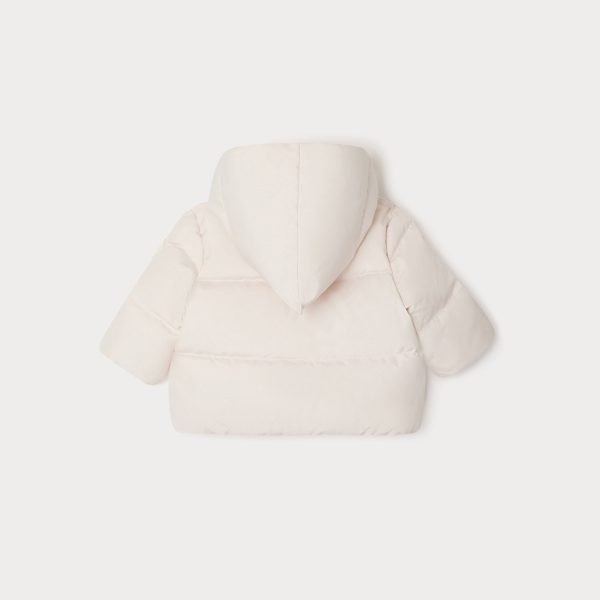 Baby Girls Pale Pink Padded Down Jacket Online Sale