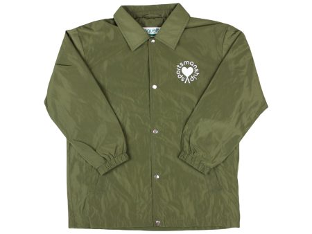 Boys & Girls Green Logo Jacket Cheap