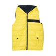 Boys Yellow Reversible Padded Down Gilet Sale