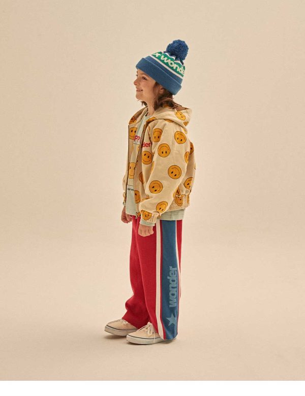 Boys & Girls Beige Smile Zip-Up Jacket Sale