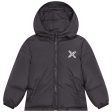 Boys & Girls Dark Grey Padded Down Jacket Sale