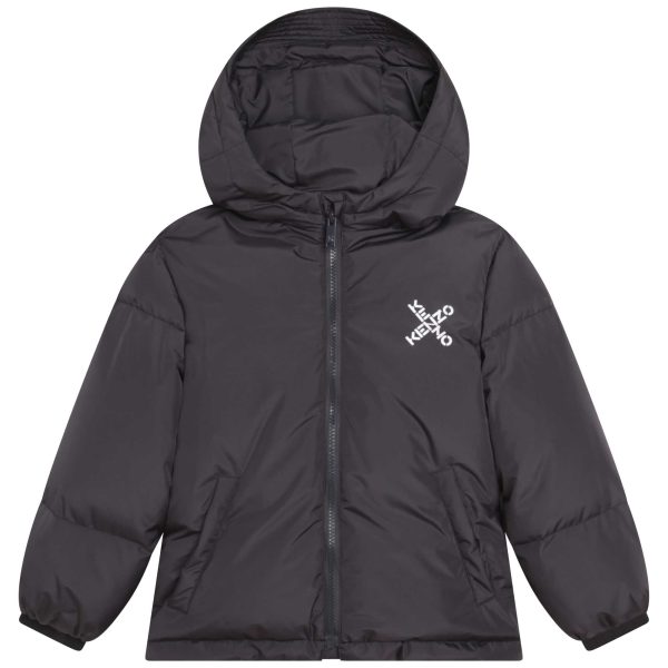 Boys & Girls Dark Grey Padded Down Jacket Sale