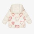 Baby Girls White  ADAMAS  Padded Down Jacket Online Sale