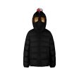 Boys & Girls Black Padded Down Jacket For Discount