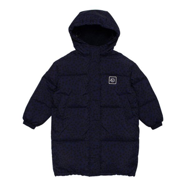 Boys & Girls Dark Navy Padded Down Coat For Discount