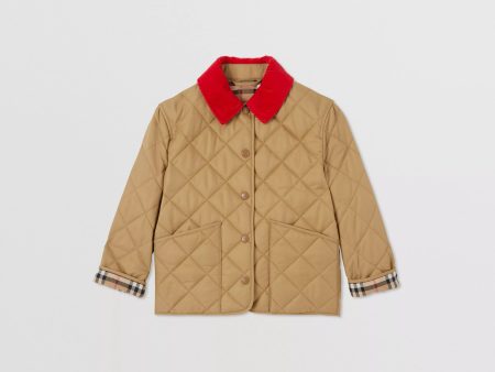 Girls Beige Padded Jacket Online Sale