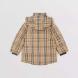 Boys & Girls Beige Check Padded Down Coat For Sale