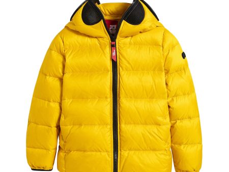 Boys & Girls Yellow Padded Down Jacket on Sale