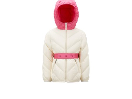 Girls White  KAORI  Padded Down Jacket Online now