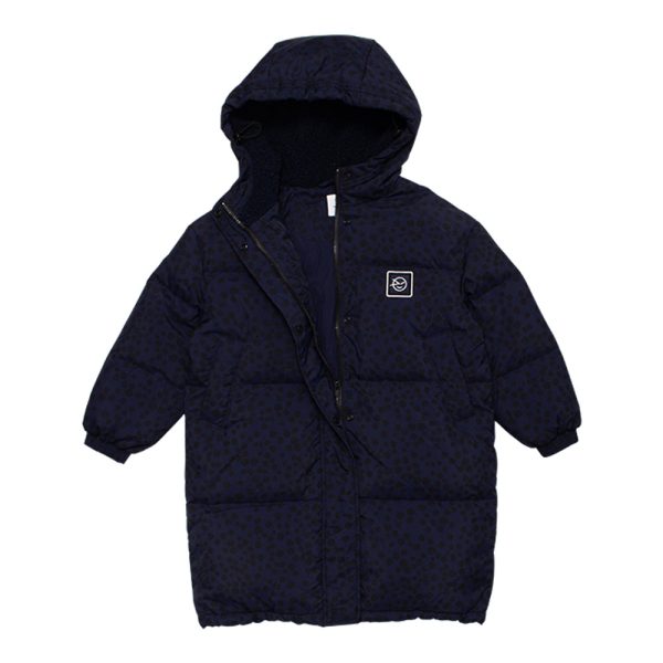 Boys & Girls Dark Navy Padded Down Coat For Discount