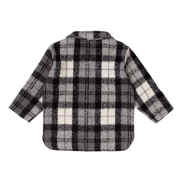 Boys & Girls Black Check Jacket For Sale