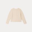 Girls White Wool Sweater For Cheap