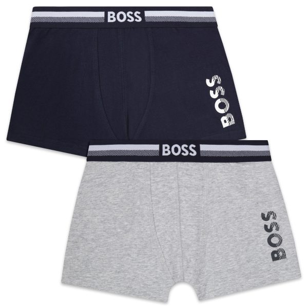 Boys Blue Cotton Underwear Set (2 Pack) Online Hot Sale