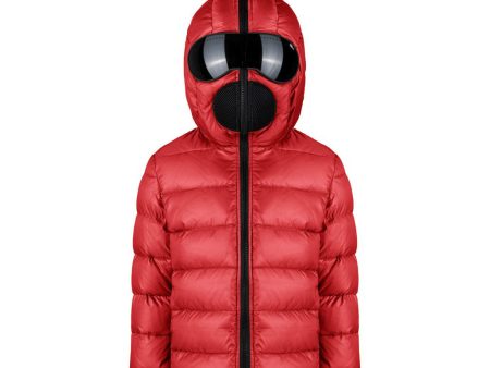 Boys & Girls Red Padded Down Jacket Fashion