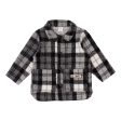 Boys & Girls Black Check Jacket For Sale