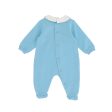 Baby Boys & Girls Blue Cotton Babysuit Set For Cheap