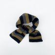 Baby Boys & Girls Grey Stripes Wool Scarf For Discount