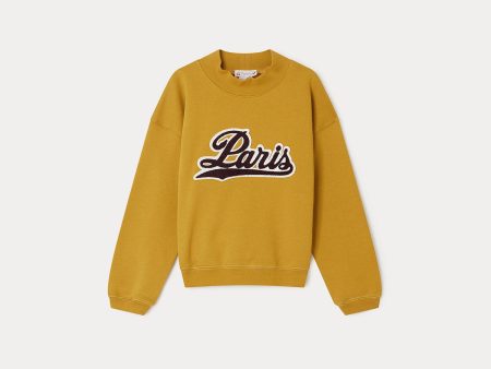 Girls Yellow Cotton Sweatshirt Online