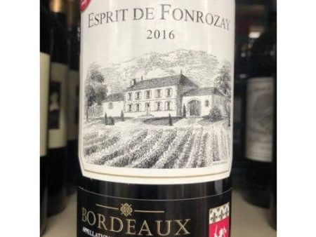 Union de Producteurs de Saint-Émilion Esprit de Fonrozay Bordeaux 2019 (750ml) Discount